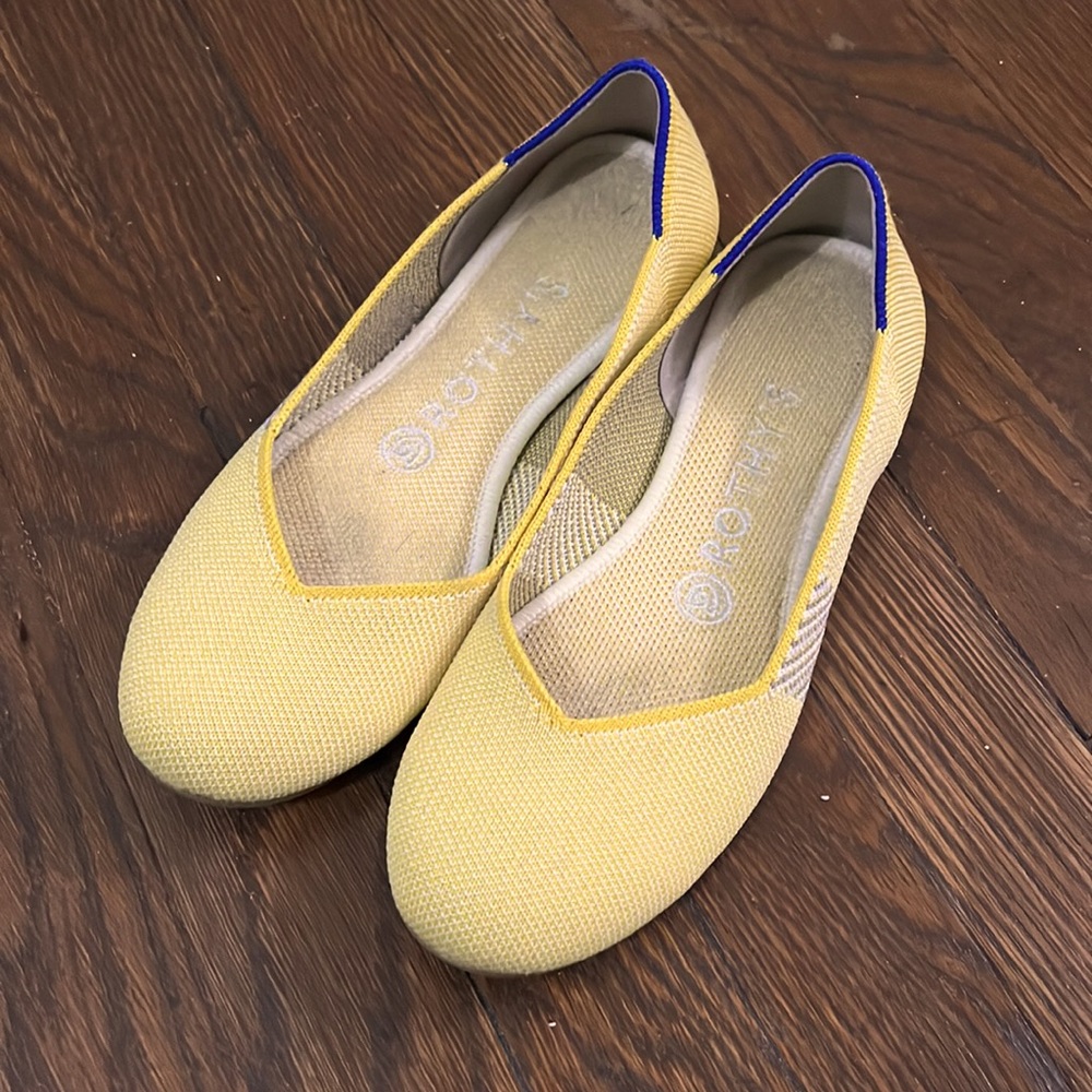 Rothy’s The Flat Sunshine Yellow